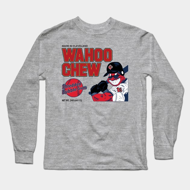 Wahoo Chew Bubblegum Long Sleeve T-Shirt by DeepDiveThreads